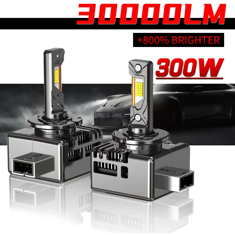 2PCS 30000LM D1S D3S D8S Headlight 300W D2S D4S D5S LED Canbus Lamps Auto LED Lights Bulb For Car Lights 6000K Plug&Play 12V
2PCS 30000LM D1S D3S D8S Headlight 300W D2S D4S D5S LED Canbus Lamps Auto LED Lights Bulb For Car Lights 6000K Plug&Play 12V
