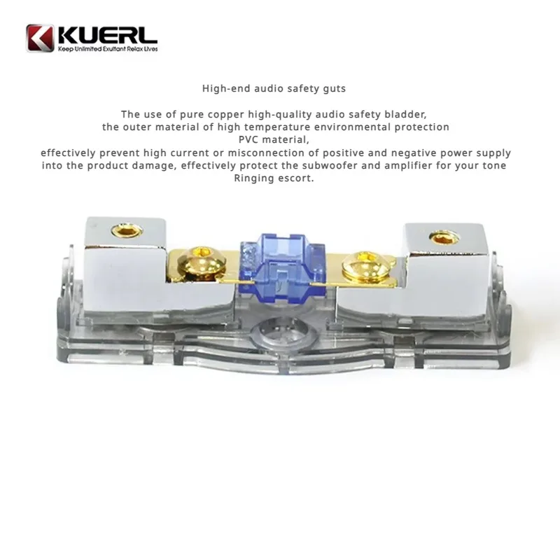 Car Fuse 60A High-power Fuse Holder, Car Audio Modification, One-in-one Fuse Holder
Car Fuse 60A High-power Fuse Holder, Car Audio Modification, One-in-one Fuse Holder
