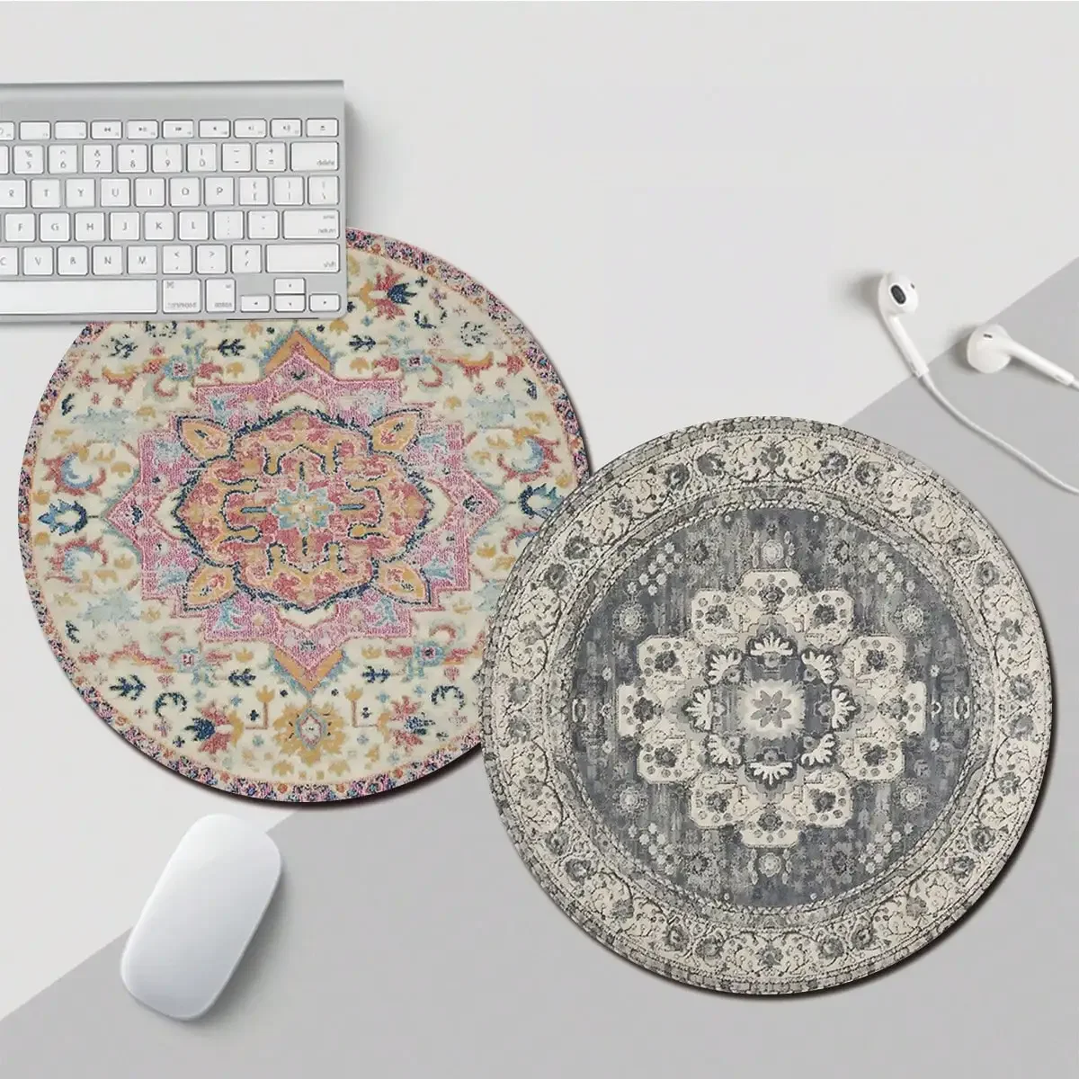 Bohemian Pattern Circular Mouse Pad - Non Slip Rubber Base, Compact 7.87 Inch Diameter - Perfect For Daily Office Use, Mouse Pad, Single 47g
Bohemian Pattern Circular Mouse Pad - Non Slip Rubber Base, Compact 7.87 Inch Diameter - Perfect For Daily Office Use, Mouse Pad, Single 47g