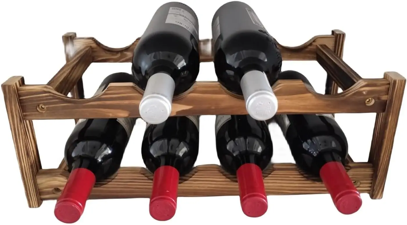 2-Tier Wooden Wine Rack, Countertop Storage Organizer for Kitchen Bar Cabinet Dining Room
2-Tier Wooden Wine Rack, Countertop Storage Organizer for Kitchen Bar Cabinet Dining Room
