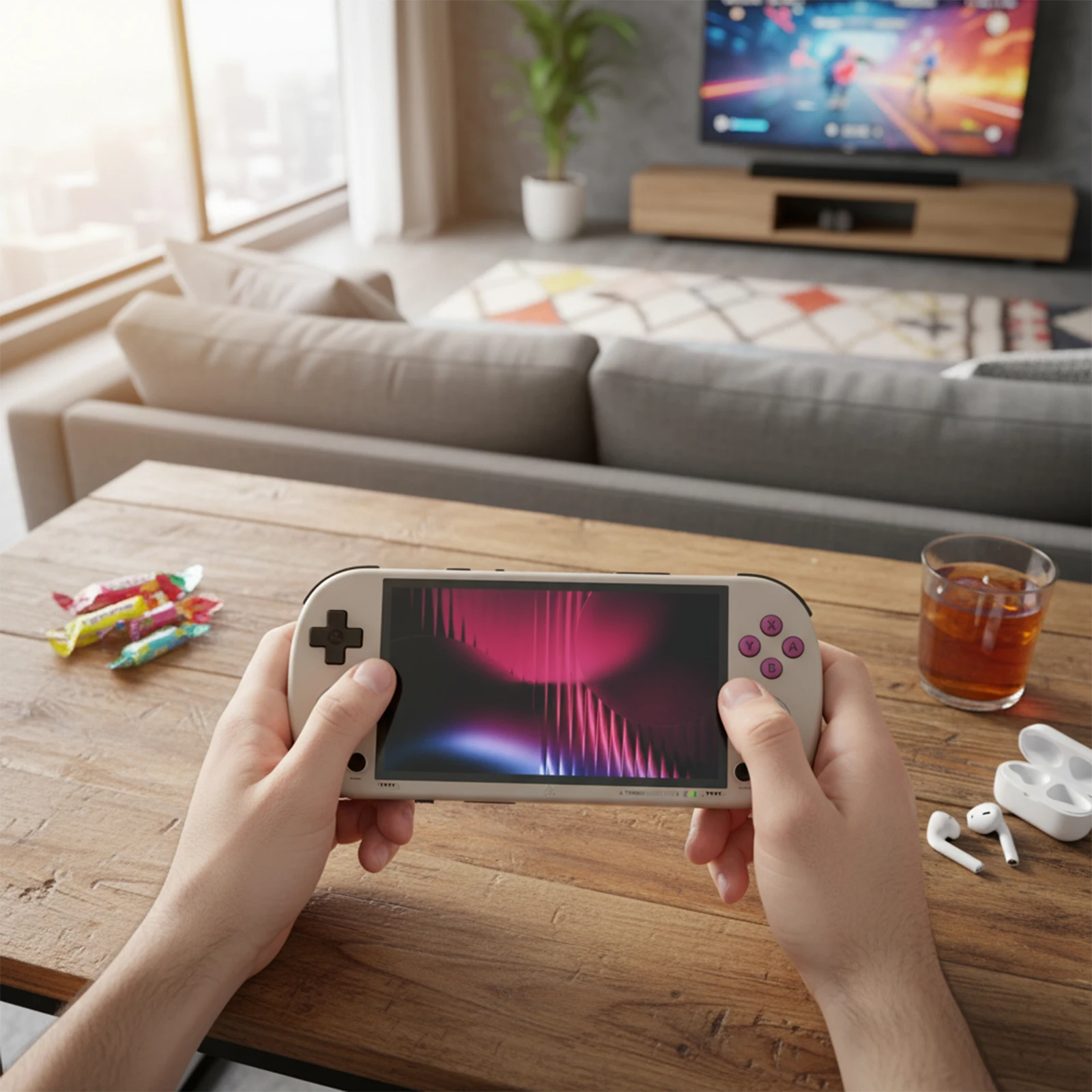 Handheld Game Players Emulator for TrimUI Smart Pro S Video Gaming Console 4.96 Inch 720p HD IPS Screen Linux System
Handheld Game Players Emulator for TrimUI Smart Pro S Video Gaming Console 4.96 Inch 720p HD IPS Screen Linux System