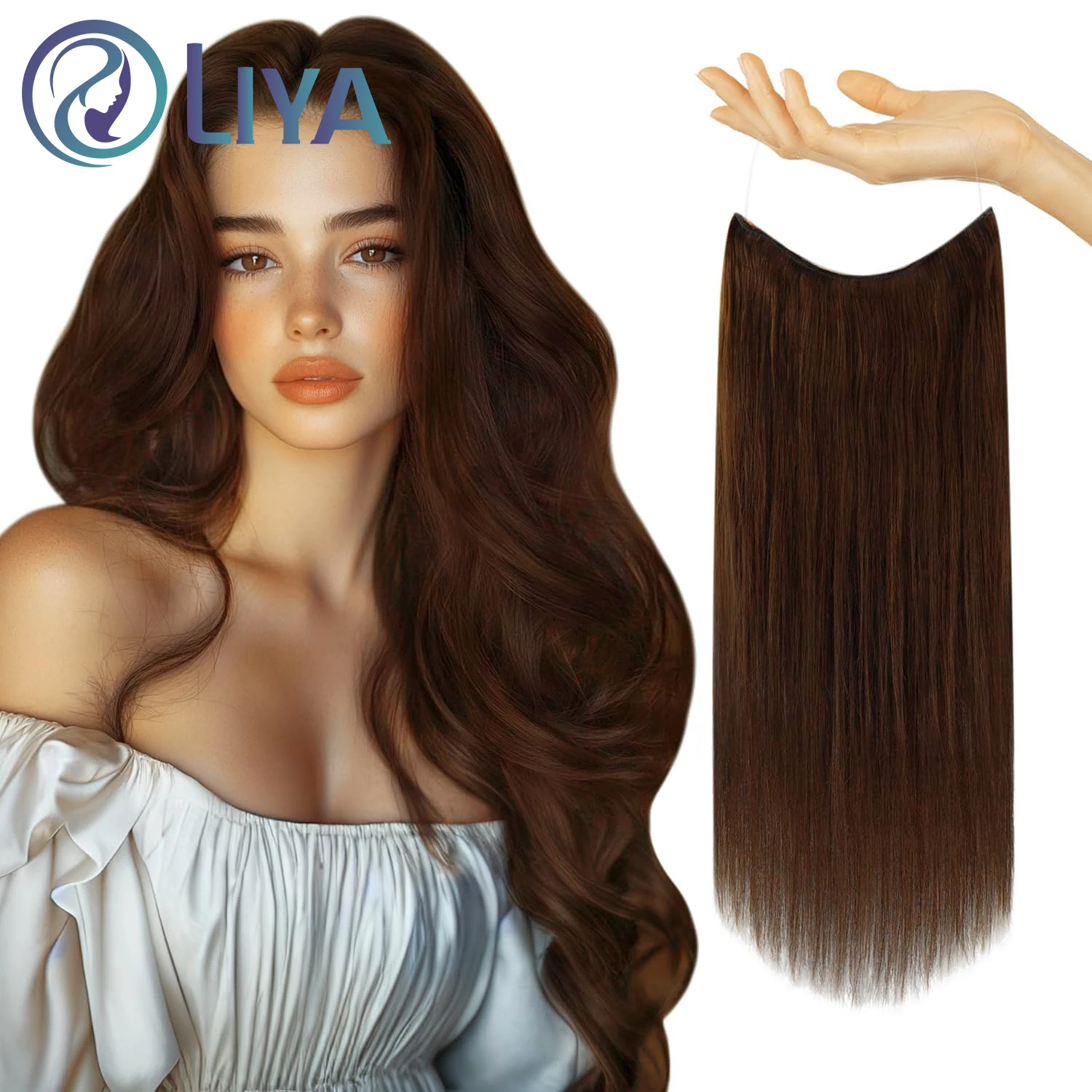 # 4 средних коричневых рыбных лески Цельный зажим для наращивания человеческих волос 1 шт. 5 зажимов 3/4 Прямой зажим для наращивания волос на всю голову
# 4 средних коричневых рыбных лески Цельный зажим для наращивания человеческих волос 1 шт. 5 зажимов 3/4 Прямой зажим для наращивания волос на всю голову