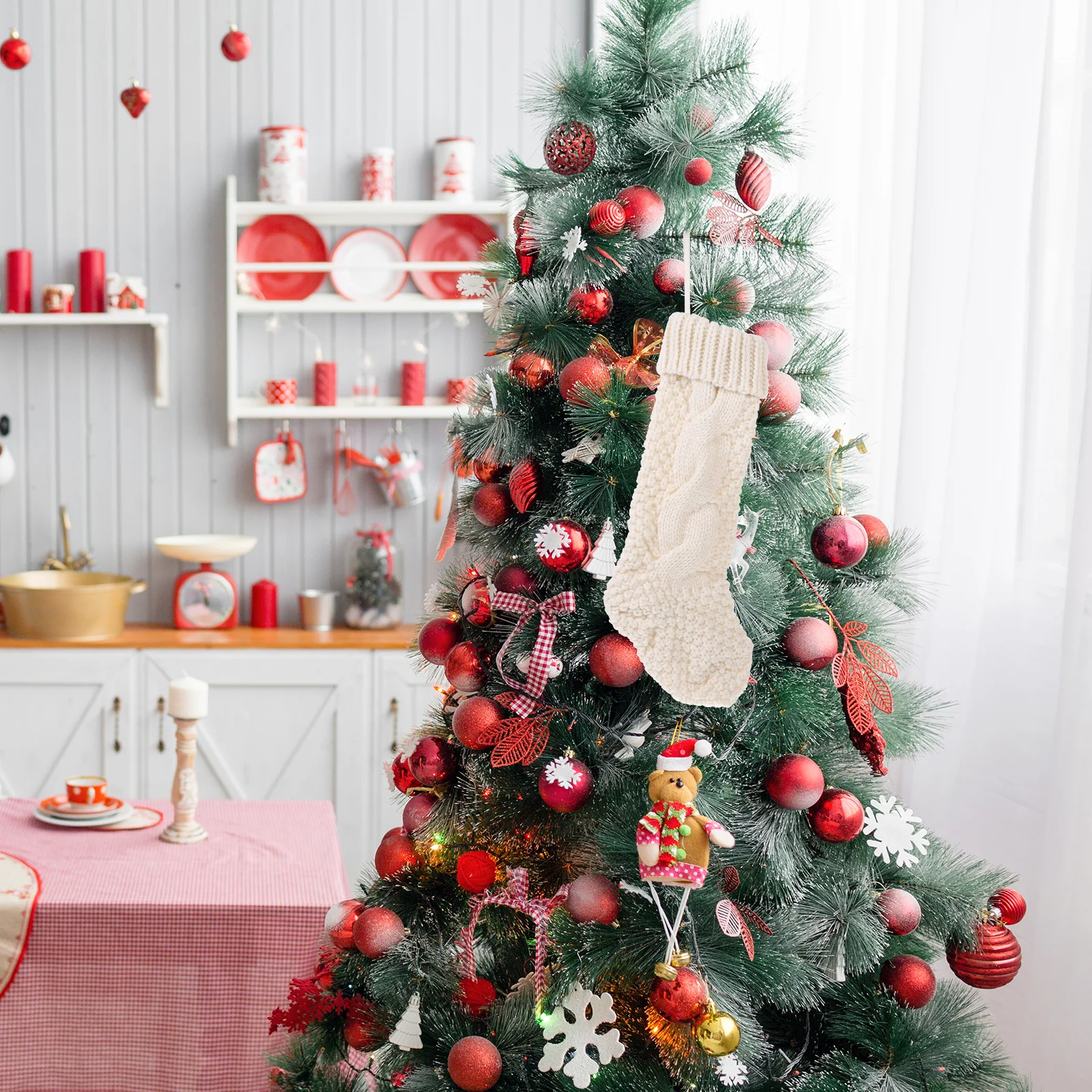 2 Pcs Christmas Socks Xmas Hanging Decor Gift Bags Stocking Pouch Treat nament Tree Festive Design Safe Comfortable Quality
2 Pcs Christmas Socks Xmas Hanging Decor Gift Bags Stocking Pouch Treat nament Tree Festive Design Safe Comfortable Quality