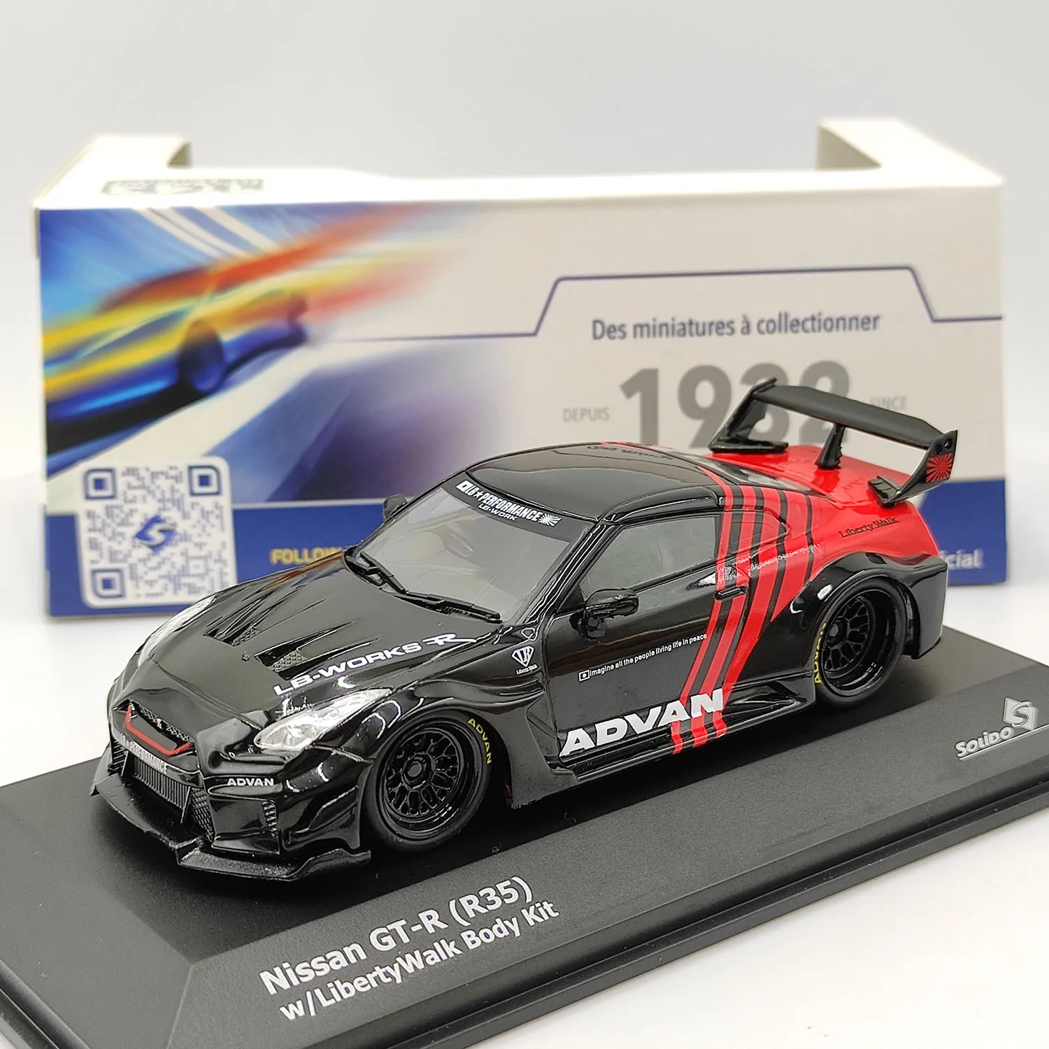 Diecast SOLIDO S 1/43 Scale Nissan GT-R R35 Alloy Car Model Collectible Toy Gift Souvenir Display Ornament
Diecast SOLIDO S 1/43 Scale Nissan GT-R R35 Alloy Car Model Collectible Toy Gift Souvenir Display Ornament