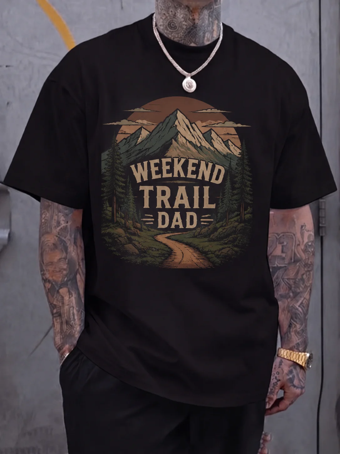 Men Graphic Tee Short Sleeve Classic Fit Vintage Mountain Trail Dad Print Streetwear Outdoor Weekend Hiking Casual Soft Cotton
Men Graphic Tee Short Sleeve Classic Fit Vintage Mountain Trail Dad Print Streetwear Outdoor Weekend Hiking Casual Soft Cotton