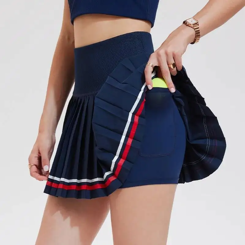 Женские теннисные юбки с высокой талией, мини-плиссированная юбка, спортивная юбка для гольфа Fiess, двухслойная спортивная юбка для бега в тренажерном зале, йоги
Женские теннисные юбки с высокой талией, мини-плиссированная юбка, спортивная юбка для гольфа Fiess, двухслойная спортивная юбка для бега в тренажерном зале, йоги