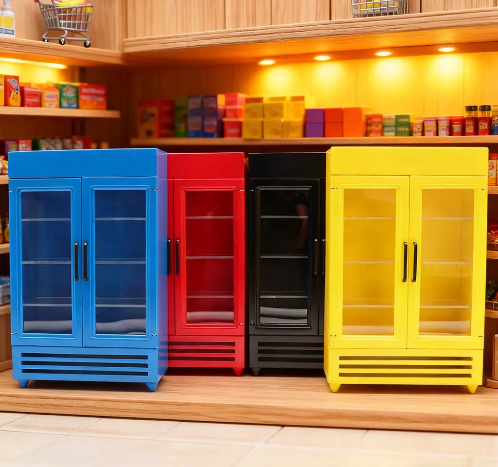 2025 Hot 1:12 Dollhouse Colorful Mini Fridge - Store Beverage Freezer Props For Micro Shop Scene & OB11 Decor
2025 Hot 1:12 Dollhouse Colorful Mini Fridge - Store Beverage Freezer Props For Micro Shop Scene & OB11 Decor