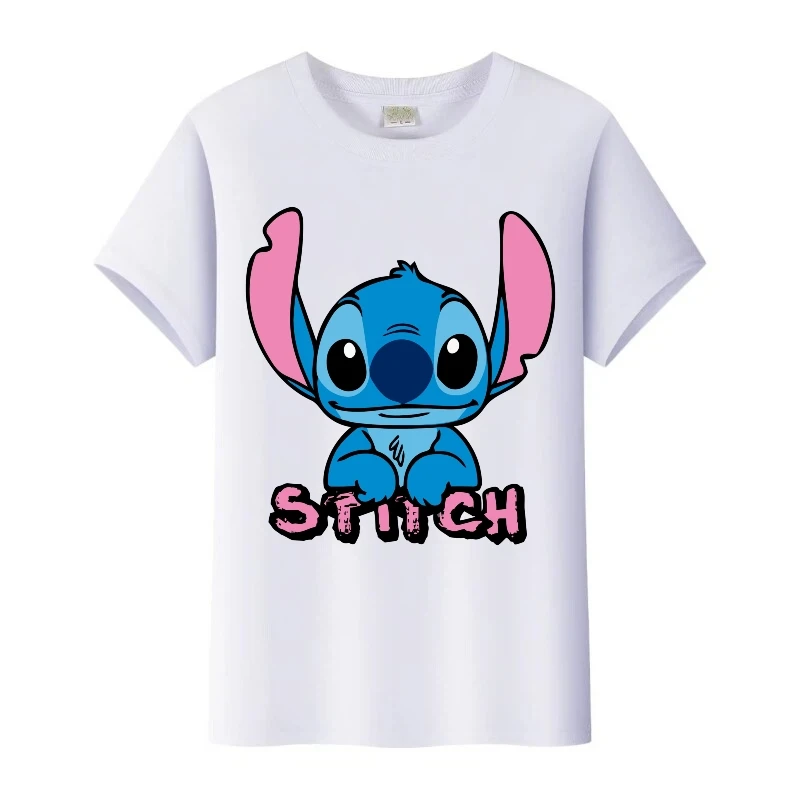 Cute Unisex Clothes Disney Stitch Graphic Tops Man Loose Blouses Children Short Sleeves Women Tees White Family O-Neck T-Shirt
Cute Unisex Clothes Disney Stitch Graphic Tops Man Loose Blouses Children Short Sleeves Women Tees White Family O-Neck T-Shirt