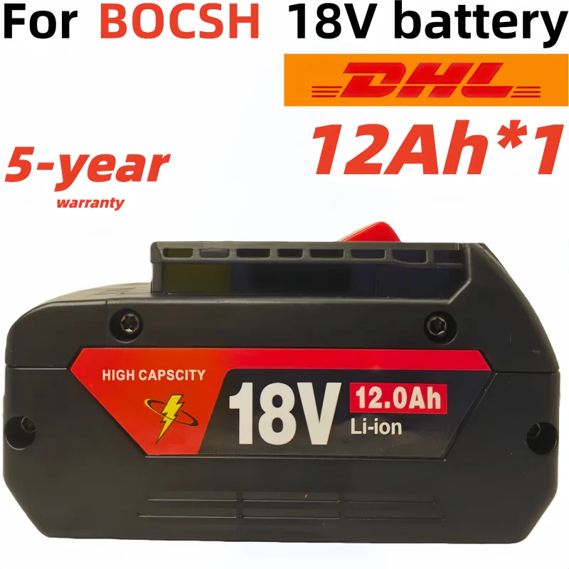 Аккумуляторная батарея для Bosch Professional 18V 12.0Ah, совместимая с GBH GSB GBA GSR, замена для BAT620 BAT609 BAT618
Аккумуляторная батарея для Bosch Professional 18V 12.0Ah, совместимая с GBH GSB GBA GSR, замена для BAT620 BAT609 BAT618