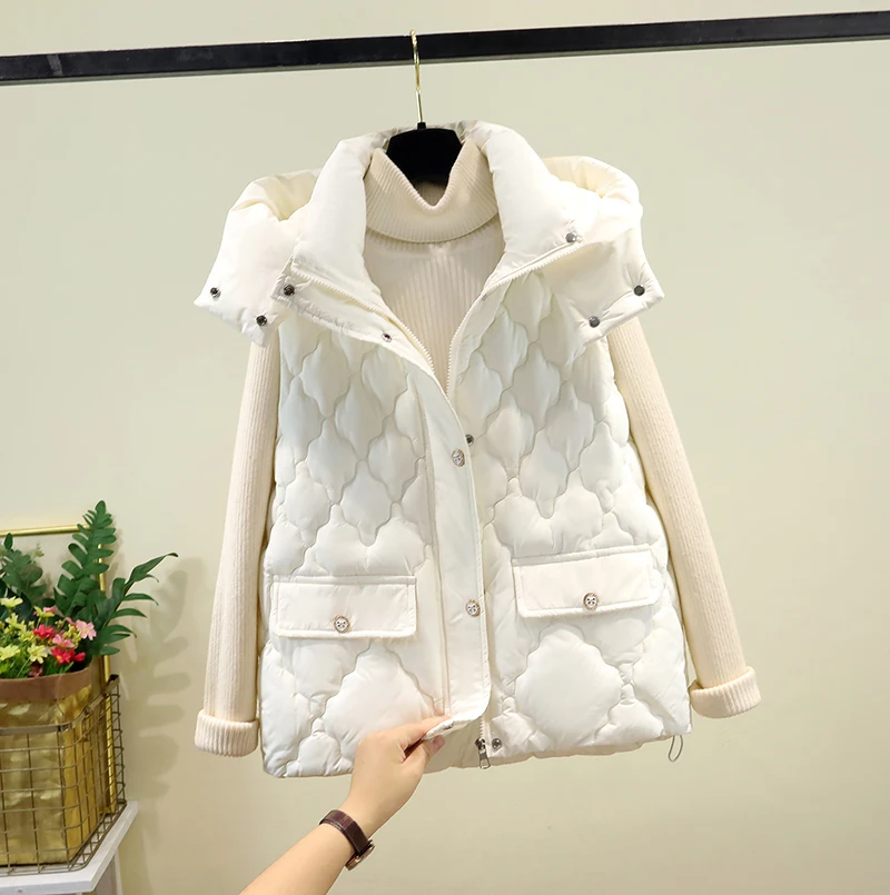 Faionable ort Хлопковый жилет Женская верхняя одежда Осень Зима Thiened Zipper Closure Color Commute Sle Jaet
Faionable ort Хлопковый жилет Женская верхняя одежда Осень Зима Thiened Zipper Closure Color Commute Sle Jaet