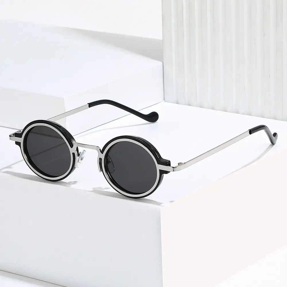 UV400 Protection Small Round Sunglasses Fashion Y2K Metal Frame Punk Shades Eyewear for Women & Men
UV400 Protection Small Round Sunglasses Fashion Y2K Metal Frame Punk Shades Eyewear for Women & Men