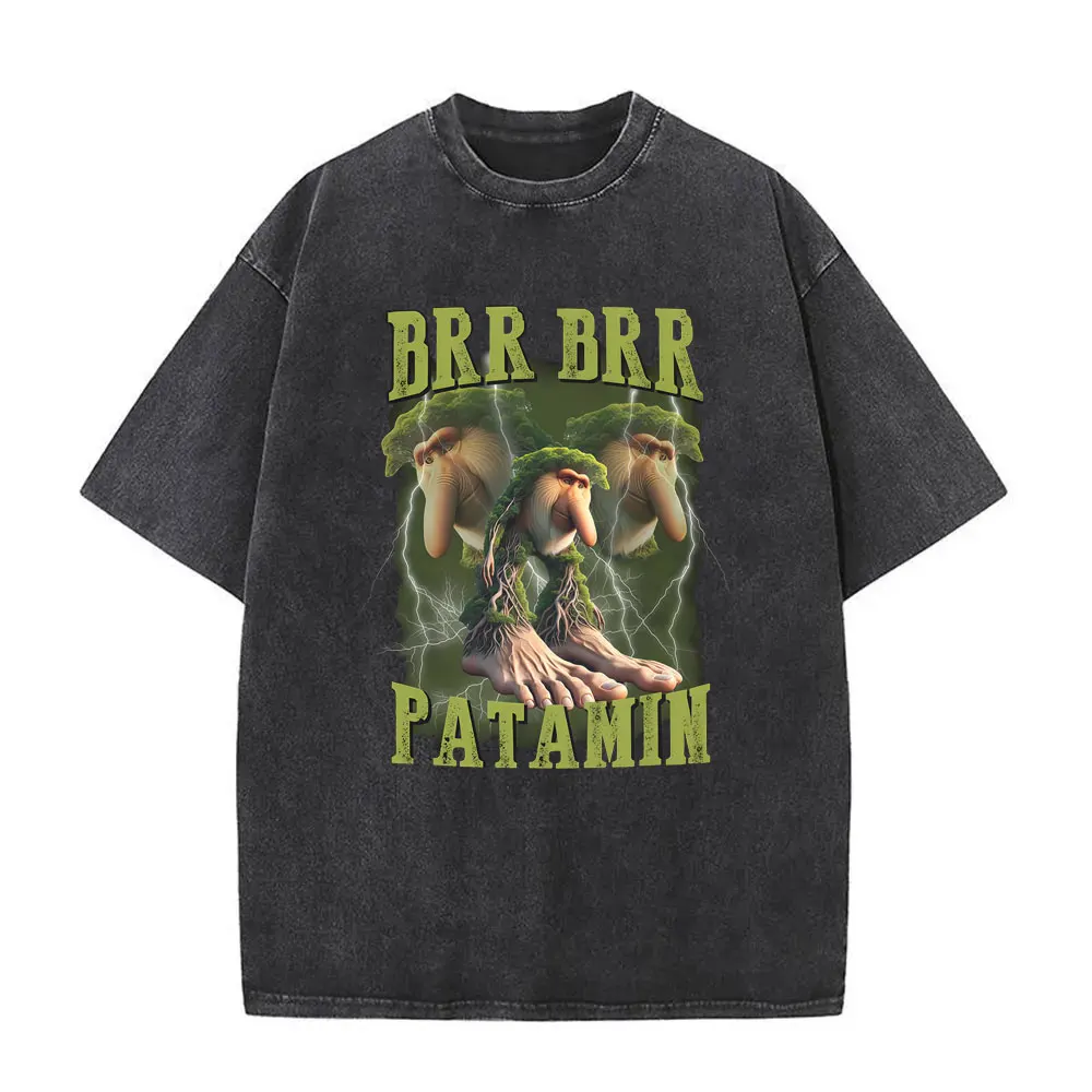 Washed Vintage Italian Brainrot Brr Brr Patapim Funny Meme T-shirt Male Casual T Shirts Summer Men Women Fashion Humor Tshirt
Washed Vintage Italian Brainrot Brr Brr Patapim Funny Meme T-shirt Male Casual T Shirts Summer Men Women Fashion Humor Tshirt