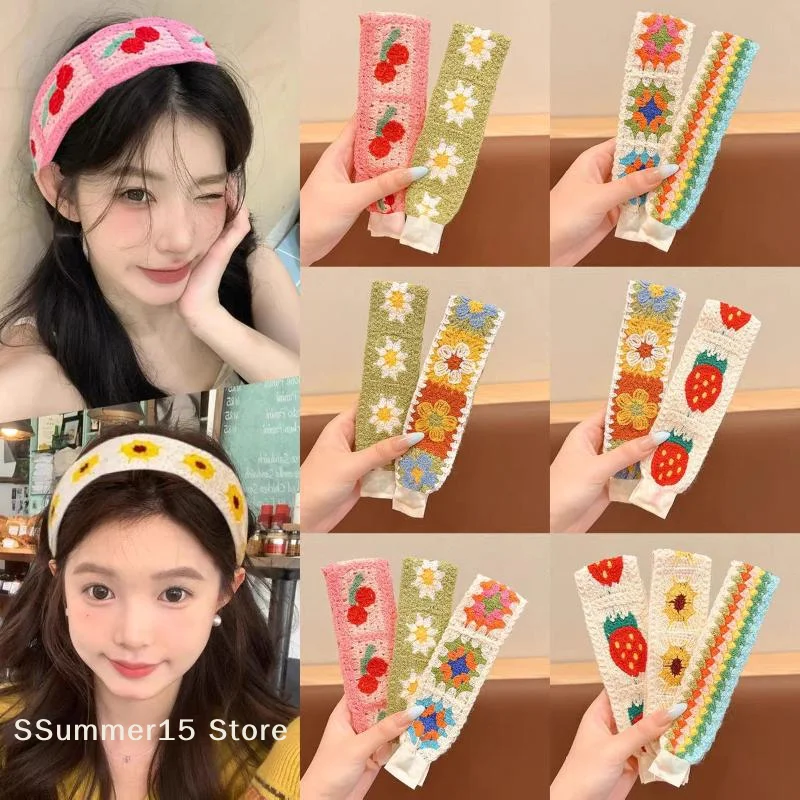 【R】1Pcs Summer Cute Girl Magic Sticker Hair Band Printed Hair Sticker Headdress Sweet Floral Knitted Bangs Sticker Headband
【R】1Pcs Summer Cute Girl Magic Sticker Hair Band Printed Hair Sticker Headdress Sweet Floral Knitted Bangs Sticker Headband