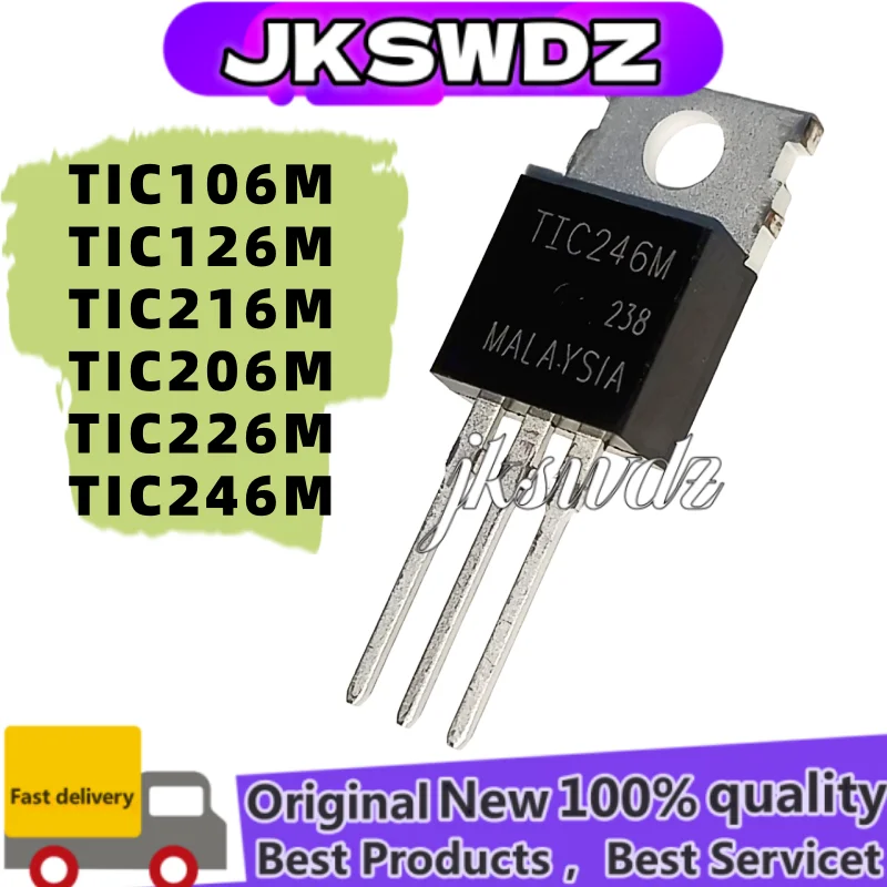 10PCS 100% NEW TIC106M TIC106 TIC126M TIC126 TIC216M TIC216 TIP206M TIP206 TIC226M TIC226 TIC246M TIC246 TO-220
10PCS 100% NEW TIC106M TIC106 TIC126M TIC126 TIC216M TIC216 TIP206M TIP206 TIC226M TIC226 TIC246M TIC246 TO-220