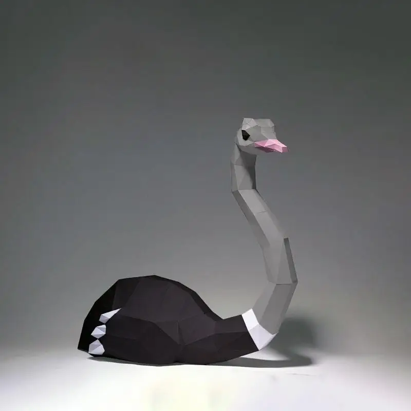 60cm Ostrich Paper Model Handmade Desk Decoration Papercraft DIY 3D Animal Room Ornament Low Poly Origami Puzzles Creative Toys
60cm Ostrich Paper Model Handmade Desk Decoration Papercraft DIY 3D Animal Room Ornament Low Poly Origami Puzzles Creative Toys