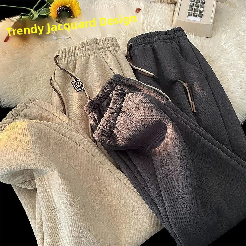 Men's Fce Lined Casual Trousers Loose Fit Spor Winter Autumn High Street Sle Elastic Waist Sweatpants
Men's Fce Lined Casual Trousers Loose Fit Spor Winter Autumn High Street Sle Elastic Waist Sweatpants