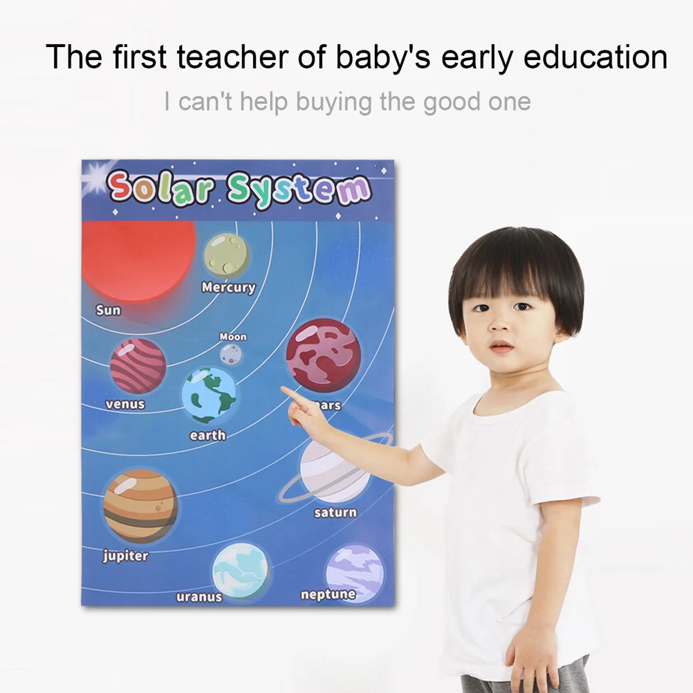2Pcs Solar System Learning Poster Educational Preschool Chart Cartoon Patterns Home Schooling Nursery Kindergarten Kids Wall
2Pcs Solar System Learning Poster Educational Preschool Chart Cartoon Patterns Home Schooling Nursery Kindergarten Kids Wall