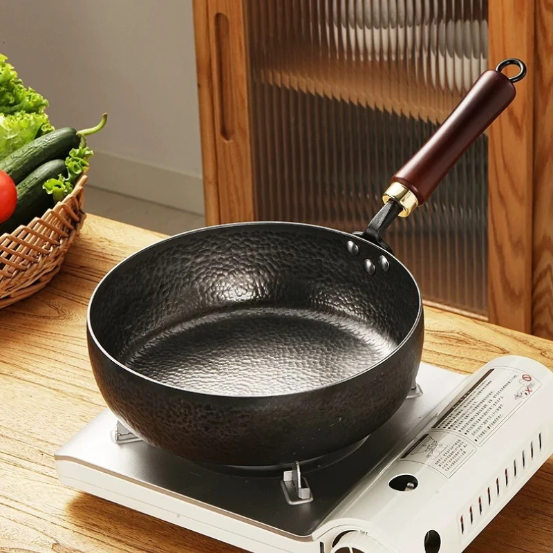 Hand Forged Iron Pan No Coating Non Stick Flat Bottom Deep Steak Pancake Cooking Pan Egg Baby Food No Raised Bottom Rust Proof
Hand Forged Iron Pan No Coating Non Stick Flat Bottom Deep Steak Pancake Cooking Pan Egg Baby Food No Raised Bottom Rust Proof