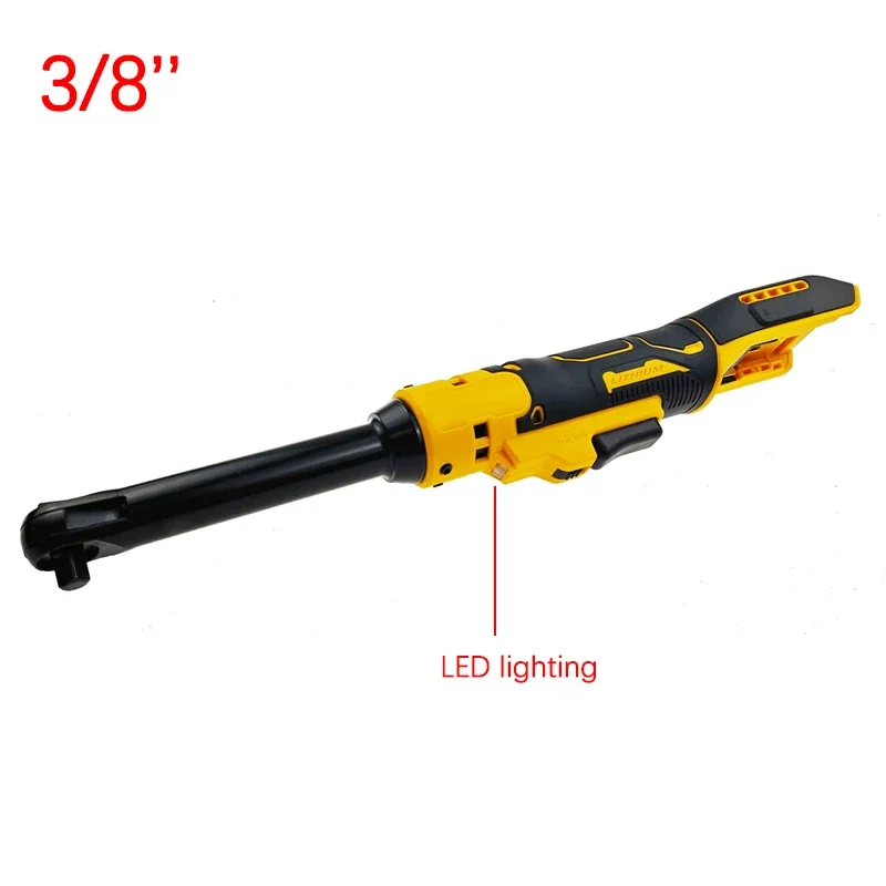 Extended Electric Ratchet Wrench 3/8Inch Impact Removal Screw Nut Power Tools Cordless Driver For Dewalt 18V 20V Battery
Extended Electric Ratchet Wrench 3/8Inch Impact Removal Screw Nut Power Tools Cordless Driver For Dewalt 18V 20V Battery