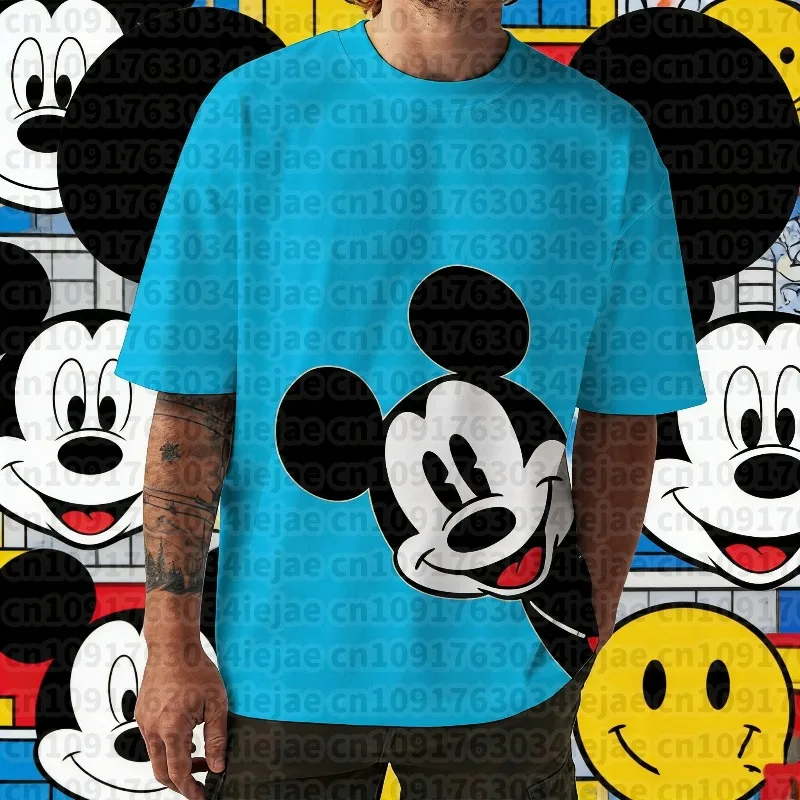 Disney Mickey Mouse Print Men's Comfortable T-shirt Fashionable Holiday Gift Men Round Neck Oversized Hip Hop Clothing Boys
Disney Mickey Mouse Print Men's Comfortable T-shirt Fashionable Holiday Gift Men Round Neck Oversized Hip Hop Clothing Boys