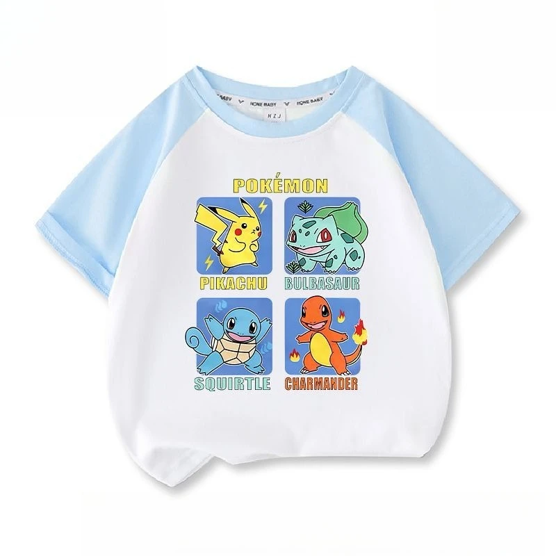 Футболка с коротким рукавом для мальчиков с изображением Пикачу, летняя, из чистого хлопка, с мультяшным принтом, повседневная, новинка 2026 года
Футболка с коротким рукавом для мальчиков с изображением Пикачу, летняя, из чистого хлопка, с мультяшным принтом, повседневная, новинка 2026 года