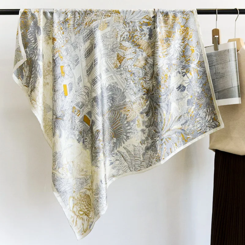 High-end Elegant Female Exquisite FuBao Rain Forest Print Quality Plain Satin Silk Hand-rolled Edge Large Square Scarf Shawl
High-end Elegant Female Exquisite FuBao Rain Forest Print Quality Plain Satin Silk Hand-rolled Edge Large Square Scarf Shawl