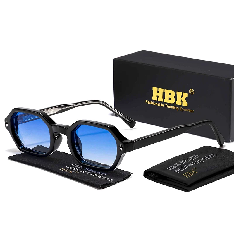 HBK Fashion Polygon Sunglasses for Men Small Frame Gradient Lens Sun Glasses for Summer Beach Party Ideal Choice for Gifts
HBK Fashion Polygon Sunglasses for Men Small Frame Gradient Lens Sun Glasses for Summer Beach Party Ideal Choice for Gifts