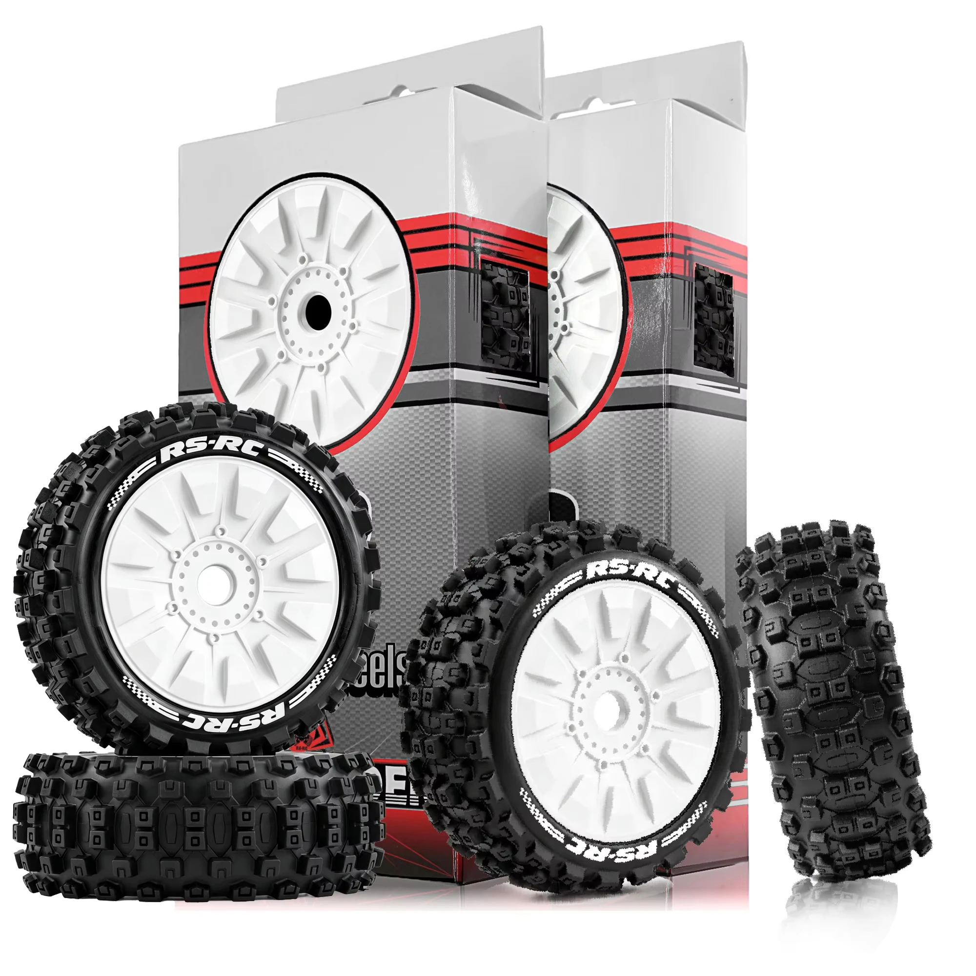 4Pcs 1/8 RC Off-Road Buggy Racing Tires and Wheels 17mm Hex for ARRMA 1/8 Talion 6S BLX,Typhon 3S BLX,Redcat,Losi
4Pcs 1/8 RC Off-Road Buggy Racing Tires and Wheels 17mm Hex for ARRMA 1/8 Talion 6S BLX,Typhon 3S BLX,Redcat,Losi