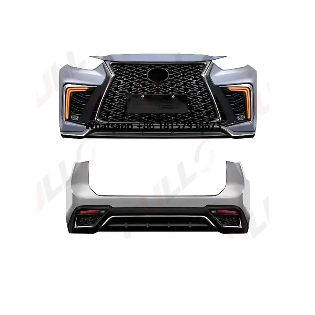 Car Bumpers Contain Front and Rear Bumper Assembly with Grille for Highlander 2022 Upgrade to Lexus LX Model
Car Bumpers Contain Front and Rear Bumper Assembly with Grille for Highlander 2022 Upgrade to Lexus LX Model