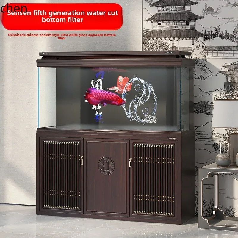 DYY ultra-white fish tank living room large glass ecological fifth generation bottom filter arowana tank aquarium
DYY ultra-white fish tank living room large glass ecological fifth generation bottom filter arowana tank aquarium