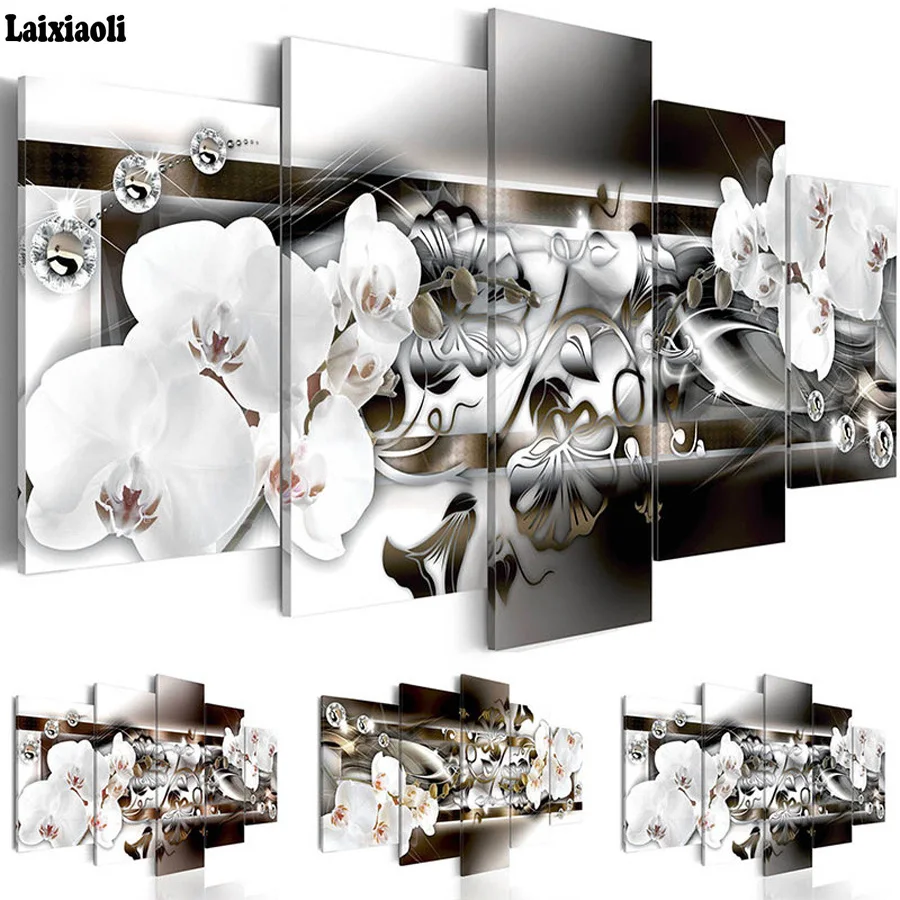 5 pcs Diamond Embroidery cross stitch 5D diamond painting sale orchid flower DIY Diamond Mosaic Picture home decoration stickers
5 pcs Diamond Embroidery cross stitch 5D diamond painting sale orchid flower DIY Diamond Mosaic Picture home decoration stickers