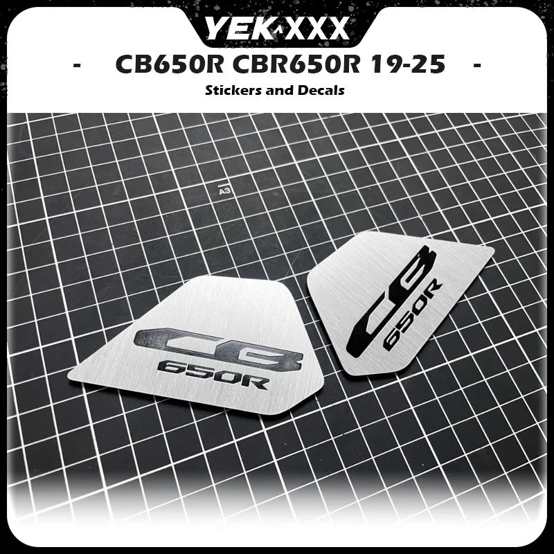 Stainless Steel Frame Side Cover Trim Covers with R Type R Emblem Stickers For Honda CB650R CBR650R 2019-2025
Stainless Steel Frame Side Cover Trim Covers with R Type R Emblem Stickers For Honda CB650R CBR650R 2019-2025