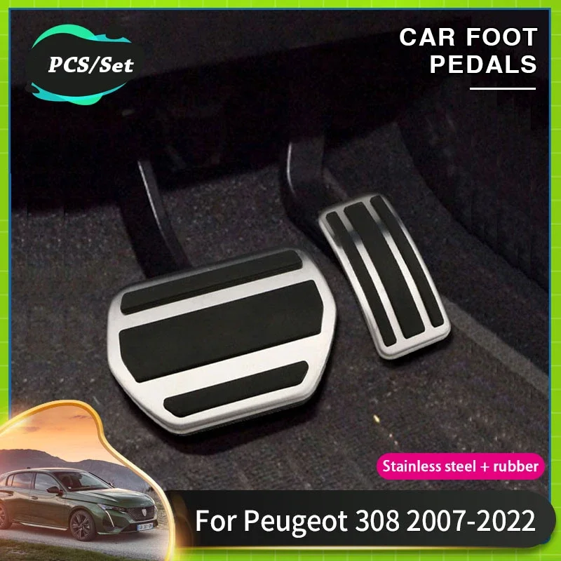 For Peugeot 308 Acessories 2022 308S MK1 2 3 2007~2022 Car Non-slip Pads Car-styling Foot Pedal Cover Pad Gas Brake Acessories
For Peugeot 308 Acessories 2022 308S MK1 2 3 2007~2022 Car Non-slip Pads Car-styling Foot Pedal Cover Pad Gas Brake Acessories