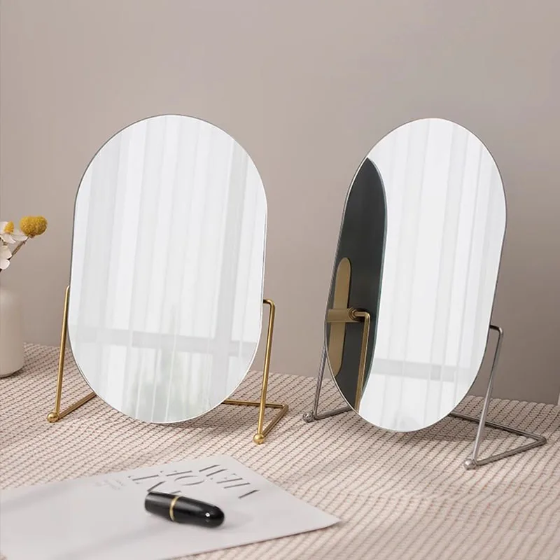 Dressing Mini Makeup Mirror Bedroom Portable Woman Aesthetic Mirror Toilet Modern Design Nordic Espejos Decorativos House Decor
Dressing Mini Makeup Mirror Bedroom Portable Woman Aesthetic Mirror Toilet Modern Design Nordic Espejos Decorativos House Decor