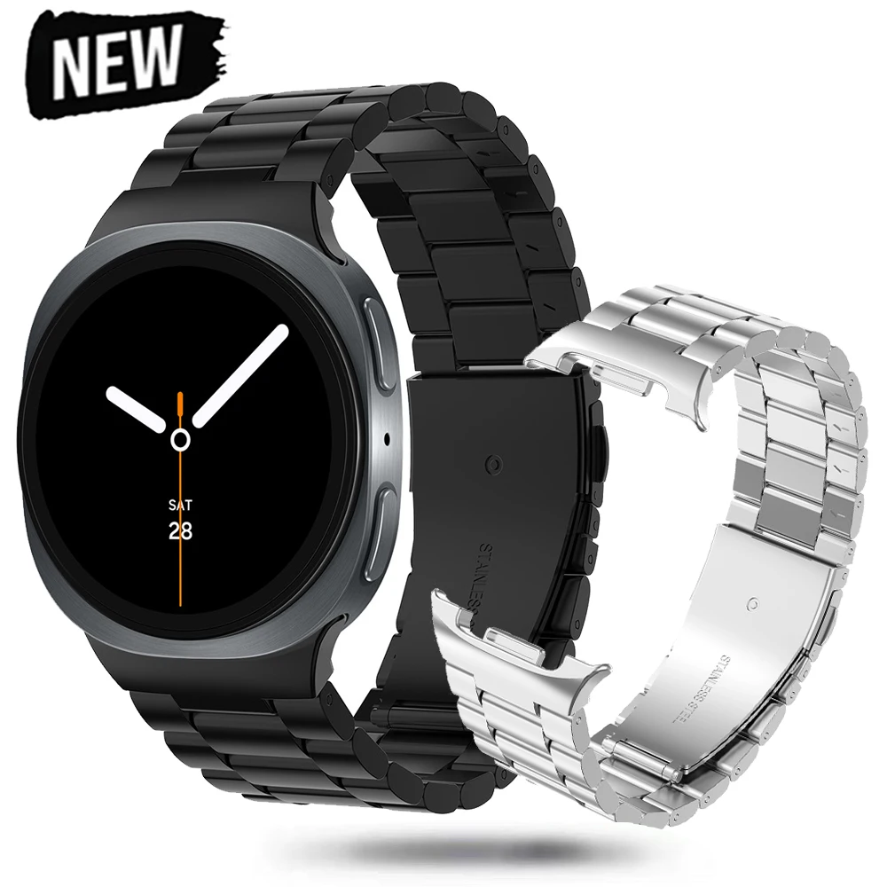 No Gaps Stainless Steel Band for Samsung Galaxy Watch 8 44mm 8 Classic Luxury Metal Strap for Watch 8 40mm Bracelet Watchband
No Gaps Stainless Steel Band for Samsung Galaxy Watch 8 44mm 8 Classic Luxury Metal Strap for Watch 8 40mm Bracelet Watchband