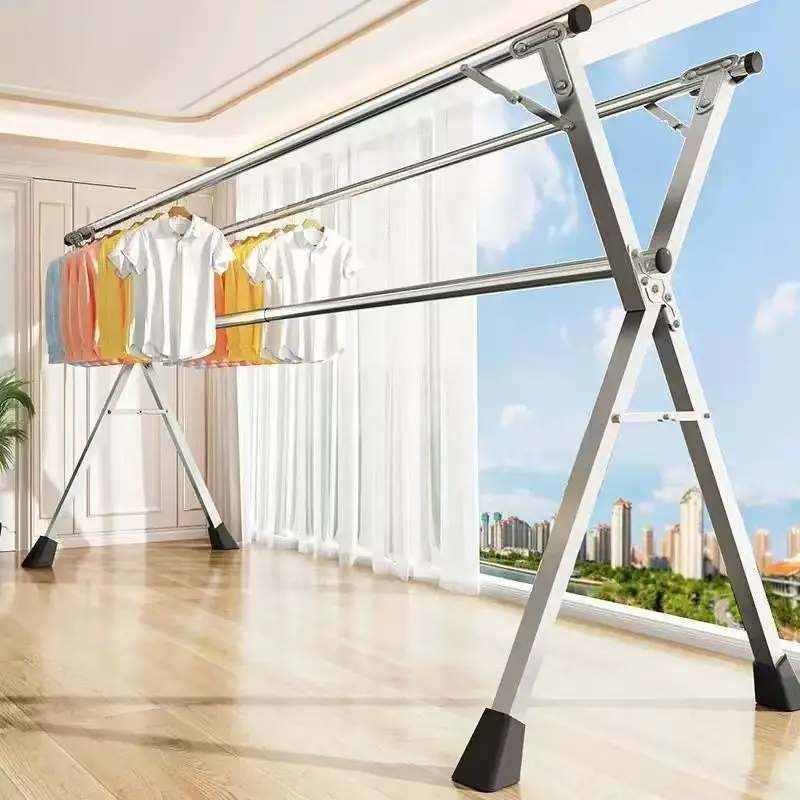 Heavy Duty Alloy Clothes Drying Rack Adjustable Foldable Rustproof Strong Bearing Indoor Outdoor Drying Stand for Home Furniture
Heavy Duty Alloy Clothes Drying Rack Adjustable Foldable Rustproof Strong Bearing Indoor Outdoor Drying Stand for Home Furniture