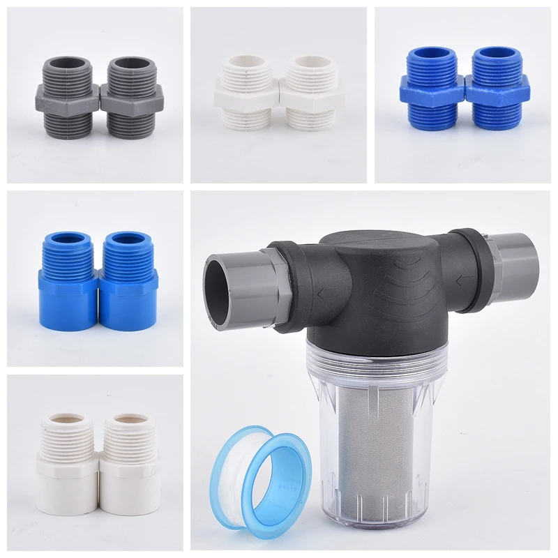 1Pc Garden Water Irrigation Filter 3/4 Inch Aquarium Fish Tank PVC Joints Household Kitchen Impurity Filtration Strainer
1Pc Garden Water Irrigation Filter 3/4 Inch Aquarium Fish Tank PVC Joints Household Kitchen Impurity Filtration Strainer