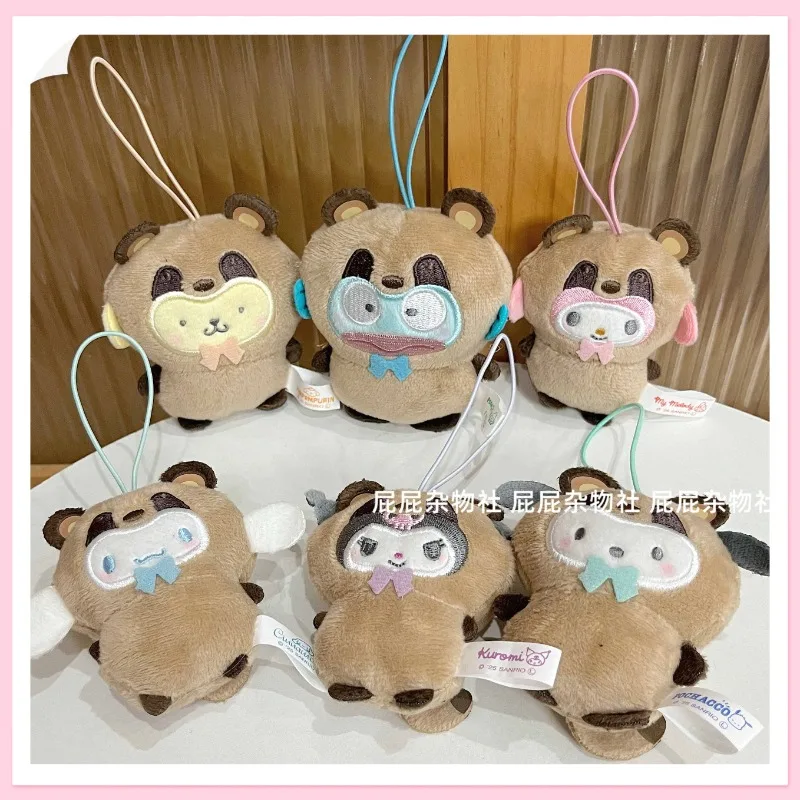Семья Sanrio панда перевод Hangyodon милый мультфильм плюшевая кукла Kuromi Pochacco школьная сумка кулон брелок украшение подарок
Семья Sanrio панда перевод Hangyodon милый мультфильм плюшевая кукла Kuromi Pochacco школьная сумка кулон брелок украшение подарок