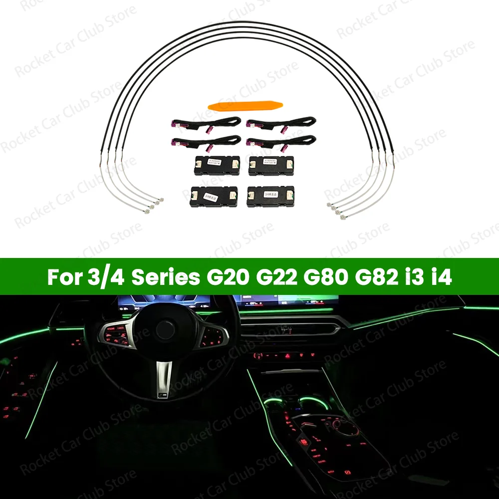 11 Colour Ambient Lights For BMW G20 G21 G22 G26 G80 G82 M3 M4 New 2/3/4 Series Car LED Door Auto Interior Decorative Lamp Refit
11 Colour Ambient Lights For BMW G20 G21 G22 G26 G80 G82 M3 M4 New 2/3/4 Series Car LED Door Auto Interior Decorative Lamp Refit