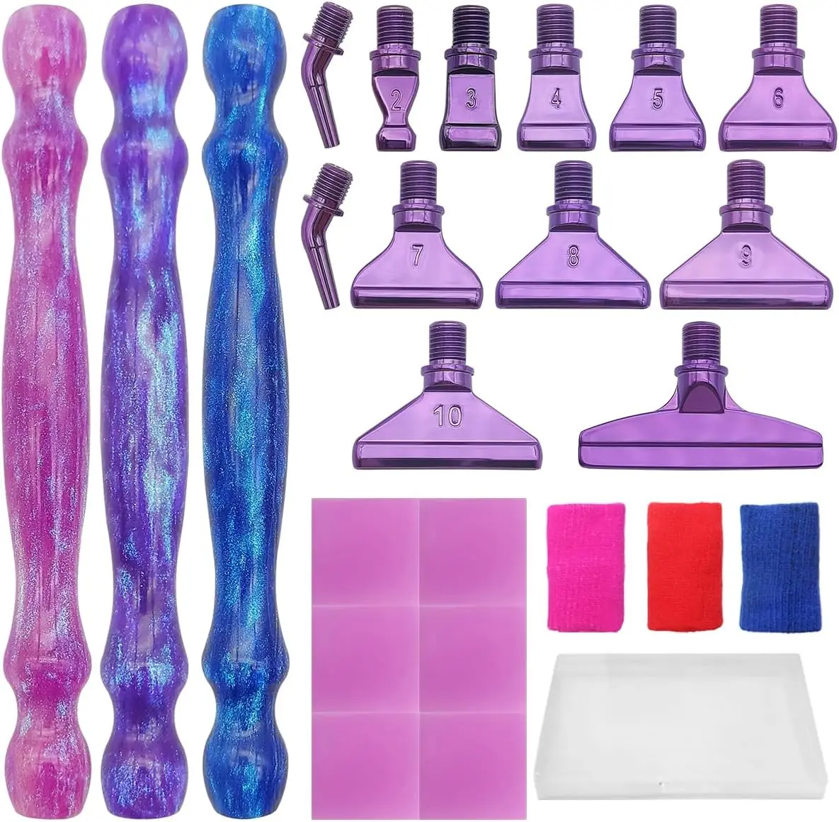 24 Pcs Diamond Painting Pens Kit with Metal Tips, Screw Thread Design, DIY Craft Accessories
24 Pcs Diamond Painting Pens Kit with Metal Tips, Screw Thread Design, DIY Craft Accessories