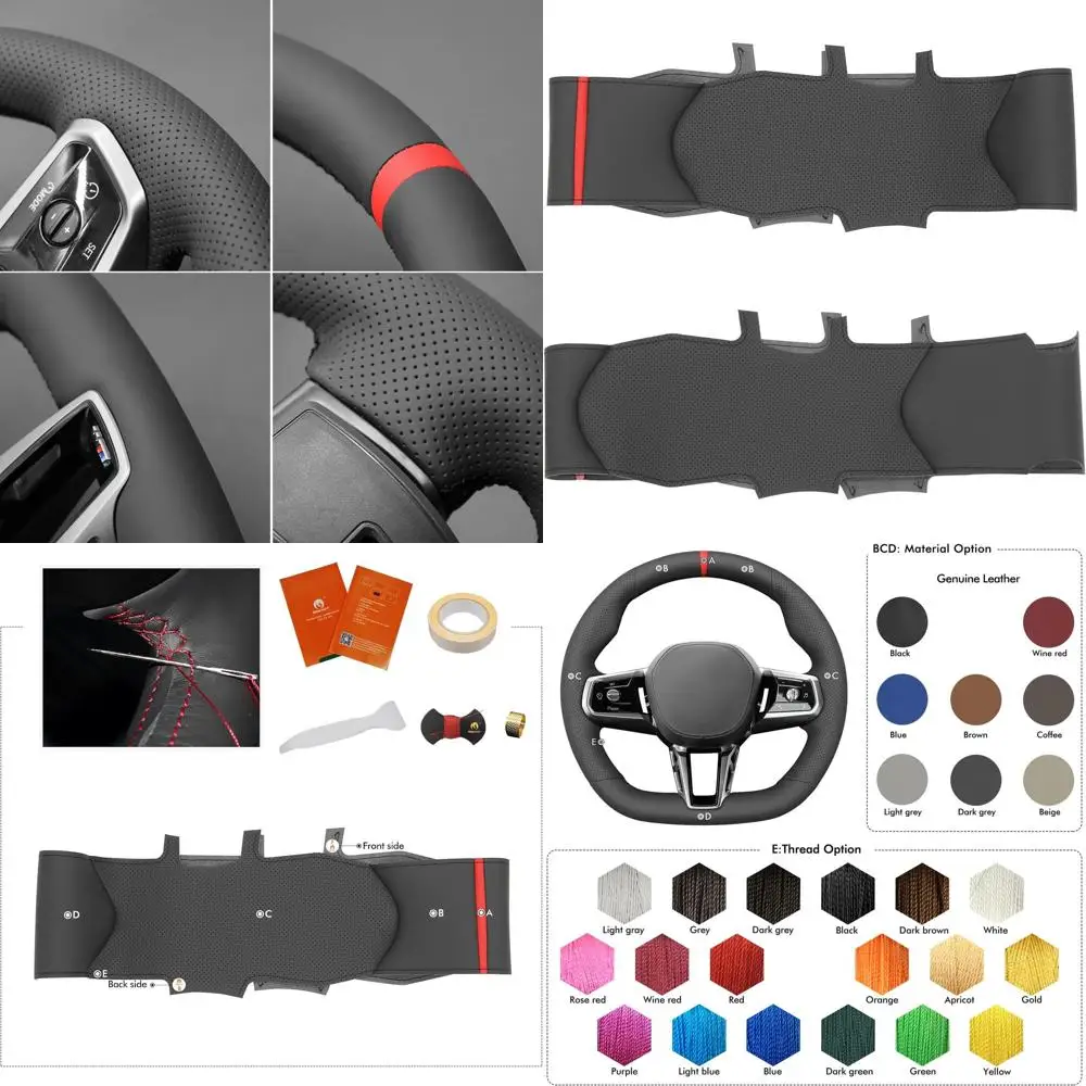 Чехол на руль, совместимый с BMW (M Sport)/5 серий G60/i5 G60 2024/7 серии G70 2024/i7 G70 2023-2024
Чехол на руль, совместимый с BMW (M Sport)/5 серий G60/i5 G60 2024/7 серии G70 2024/i7 G70 2023-2024
