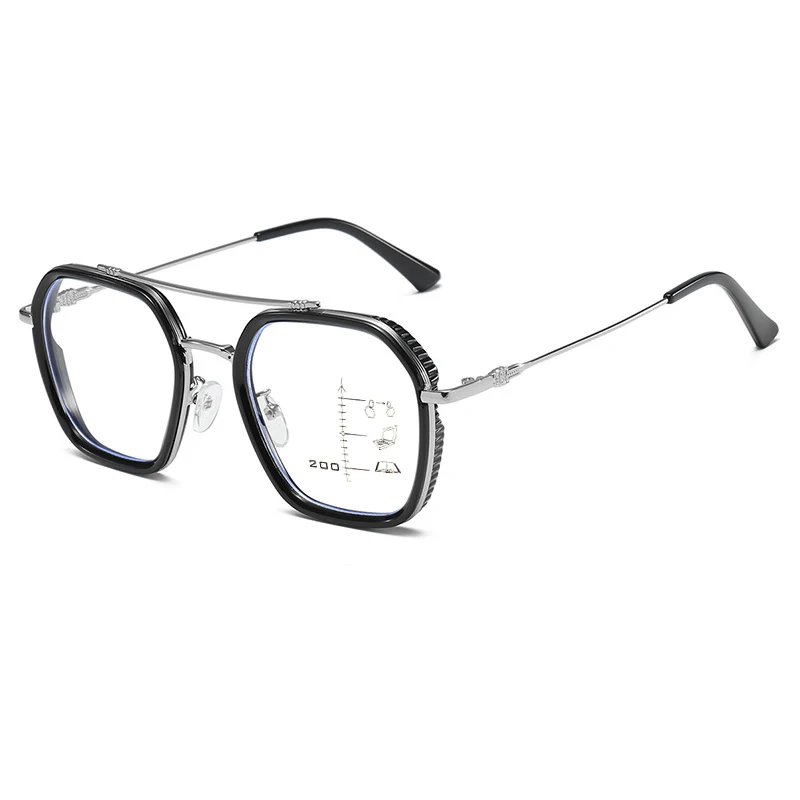 Fashion Large Square Frame Women Anti Blue Light Progressive Reading Glasses Men Presbyopic Hyperopia Spectacles Double Bridge
Fashion Large Square Frame Women Anti Blue Light Progressive Reading Glasses Men Presbyopic Hyperopia Spectacles Double Bridge