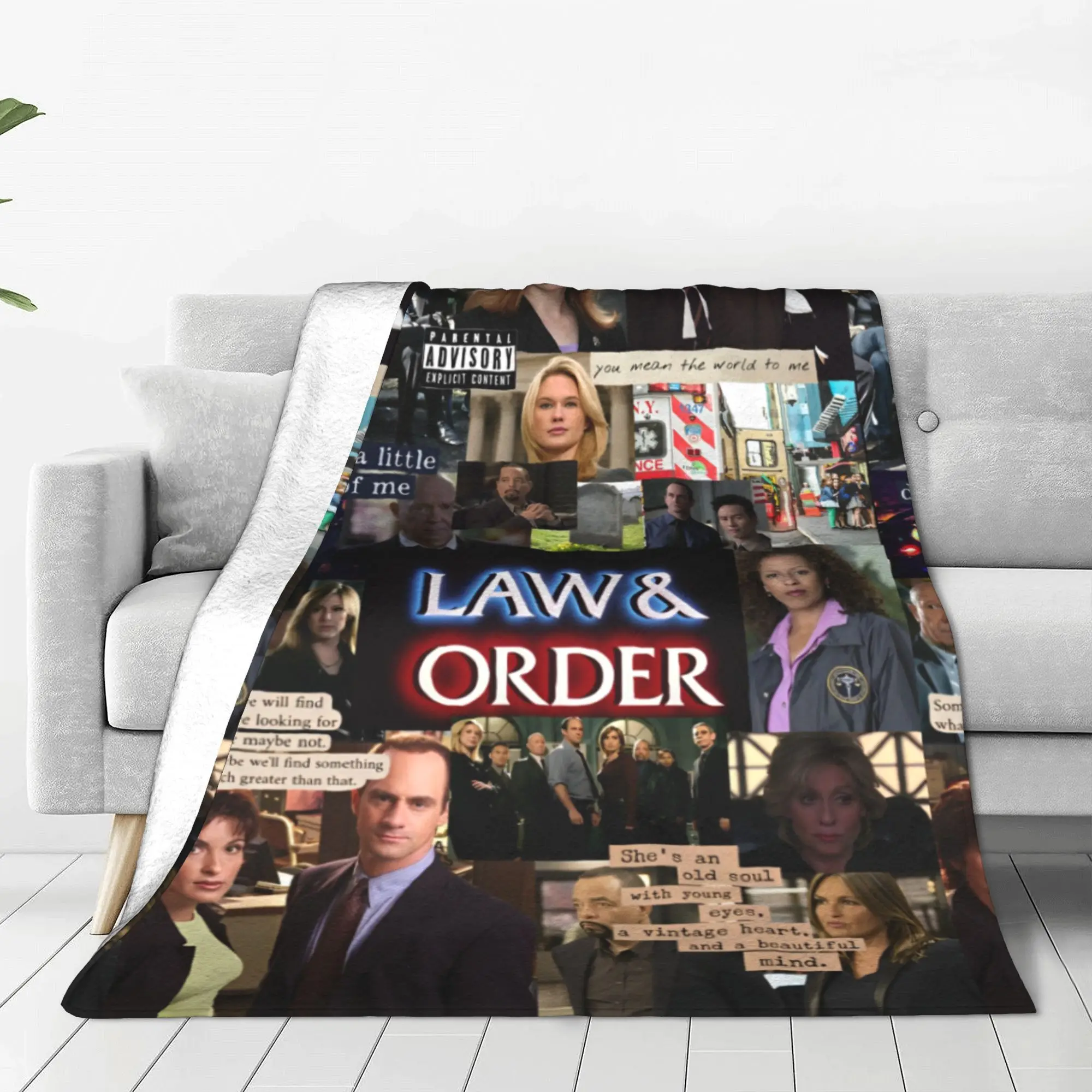 Law & Order Special Victims Unit Blankets Flannel Print TV Series Breathable Ultra-Soft Throw Blankets for Car Bedding Quilt
Law & Order Special Victims Unit Blankets Flannel Print TV Series Breathable Ultra-Soft Throw Blankets for Car Bedding Quilt