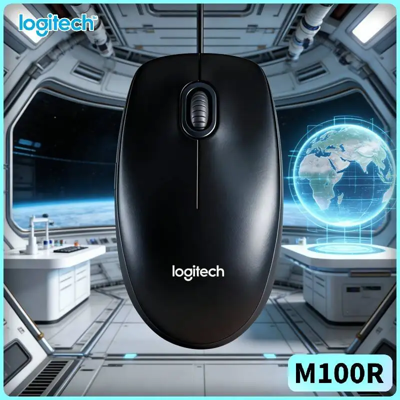 Проводная оптическая мышь Logitech M100R USB, 1000 DPI, с удобным захватом для обеих рук, для ПК, Mac, настольных компьютеров, ноутбуков, для фриланс-работы и письменных задач
Проводная оптическая мышь Logitech M100R USB, 1000 DPI, с удобным захватом для обеих рук, для ПК, Mac, настольных компьютеров, ноутбуков, для фриланс-работы и письменных задач