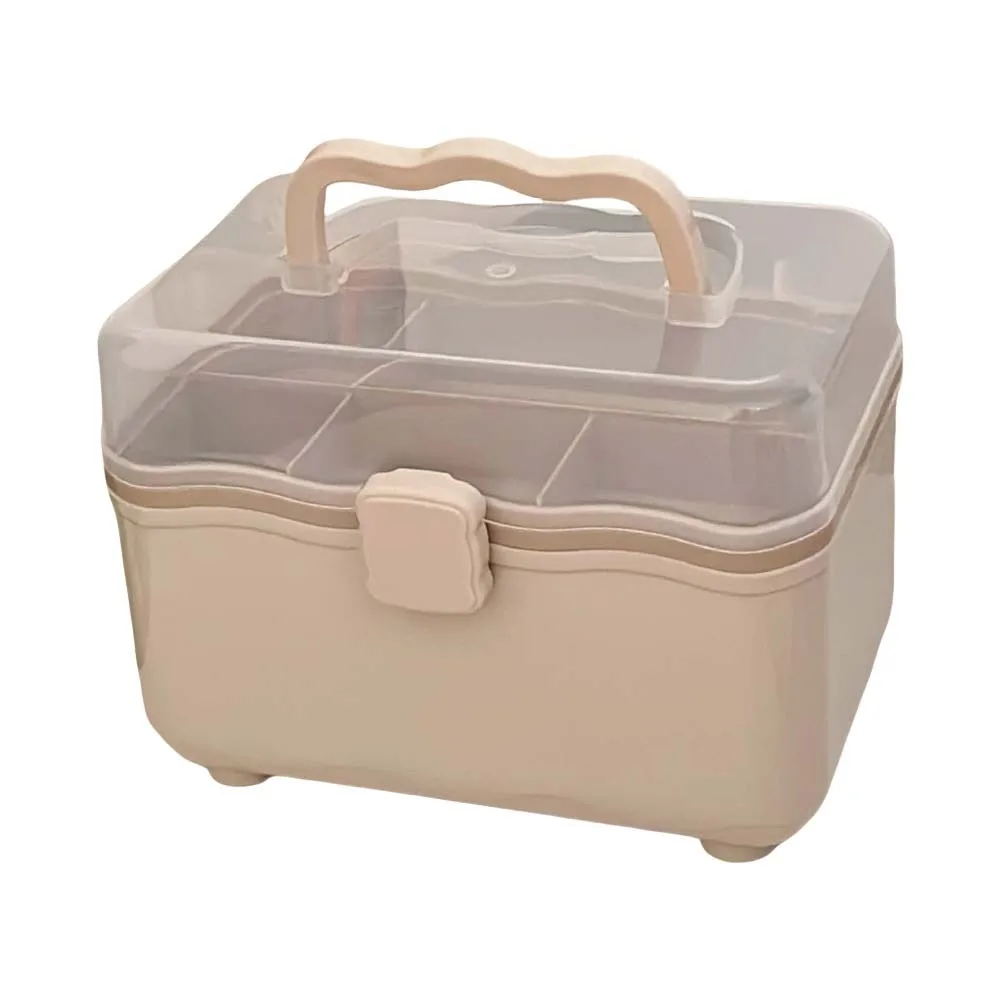 Cosmetic Case 2 Layer Storage Box Jewelry Case Large Capacity Storage Case Waterproof Dustproof Desktop Organizer
Cosmetic Case 2 Layer Storage Box Jewelry Case Large Capacity Storage Case Waterproof Dustproof Desktop Organizer