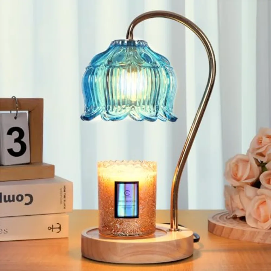 Flower Candle Warmer Lamp with Timer and Dimmer - Fits All Jar Scented Candles - House Warming and Mother's Day Gift for Women
Flower Candle Warmer Lamp with Timer and Dimmer - Fits All Jar Scented Candles - House Warming and Mother's Day Gift for Women