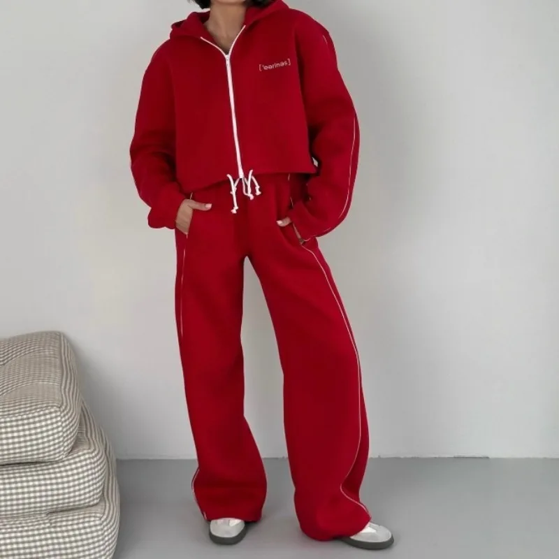 2026 Spring and Autumn New Casual Women's Hooded Cardigan Sweater Top Pants Set Two-piece Set
2026 Spring and Autumn New Casual Women's Hooded Cardigan Sweater Top Pants Set Two-piece Set