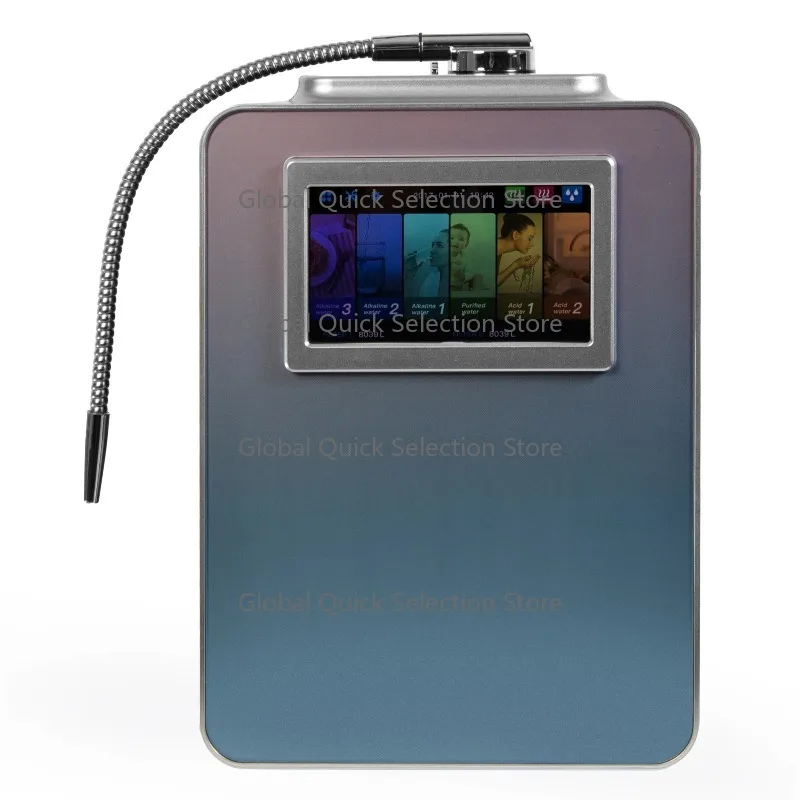 7 inch colorful screen Water Ionizer Purifier Machine Generator ORP-850 PH2.5-11.2 Alkaline Acid Water Instant Heating Filter
7 inch colorful screen Water Ionizer Purifier Machine Generator ORP-850 PH2.5-11.2 Alkaline Acid Water Instant Heating Filter