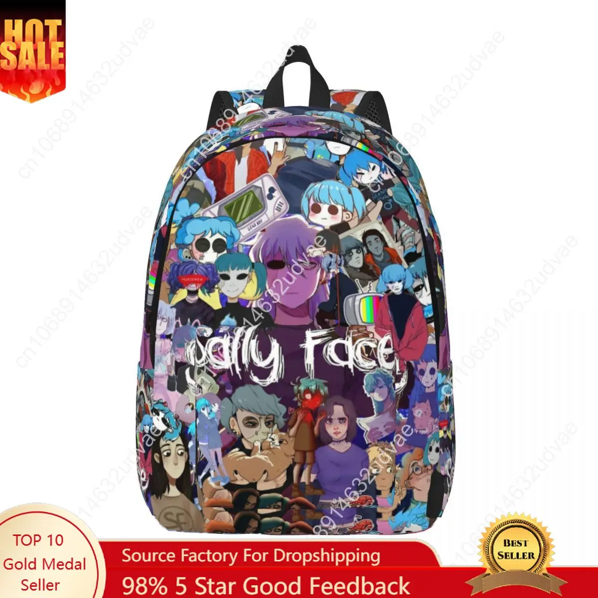 Sally Face Game Anime SF Backpack for Men Women Cool Student Hiking Travel Daypack Horror Sal Fisher Laptop Shoulder Bag Gift
Sally Face Game Anime SF Backpack for Men Women Cool Student Hiking Travel Daypack Horror Sal Fisher Laptop Shoulder Bag Gift