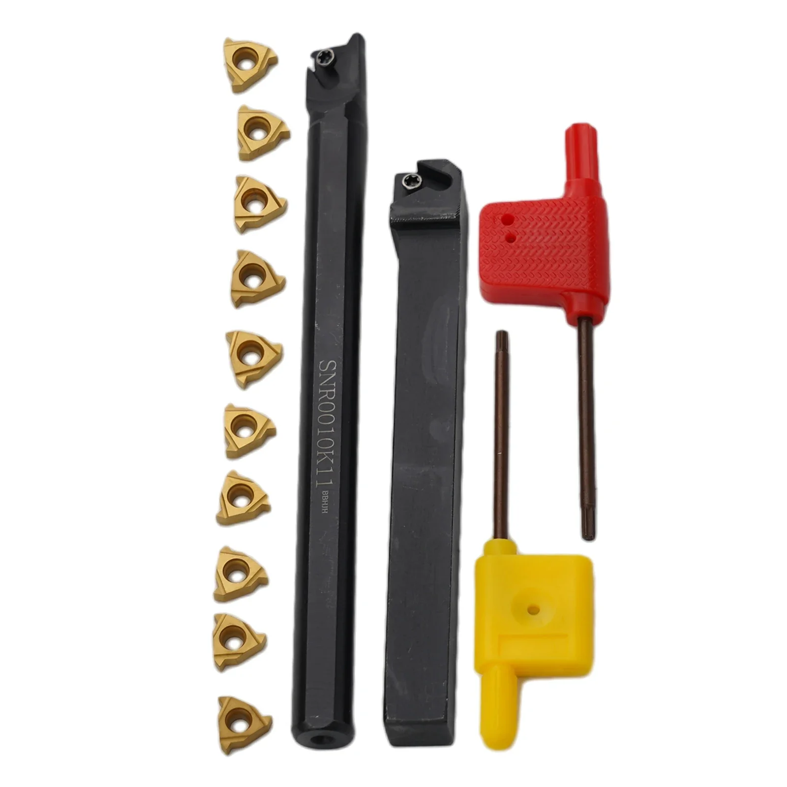 Threading Tool Holder Lathe Set T8 Wrench Wrench 1 Set 11ER AG60 Alloy Steel External Toolholding High Quality
Threading Tool Holder Lathe Set T8 Wrench Wrench 1 Set 11ER AG60 Alloy Steel External Toolholding High Quality